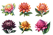 Whimsical Dahala flower spring, an Illustration by Designworld (Thumbnail 3 of 4)