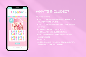 Rainbow Shopify Theme