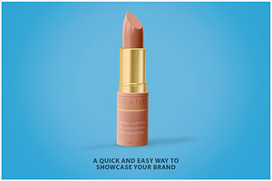 Lipstick Mockup PSD