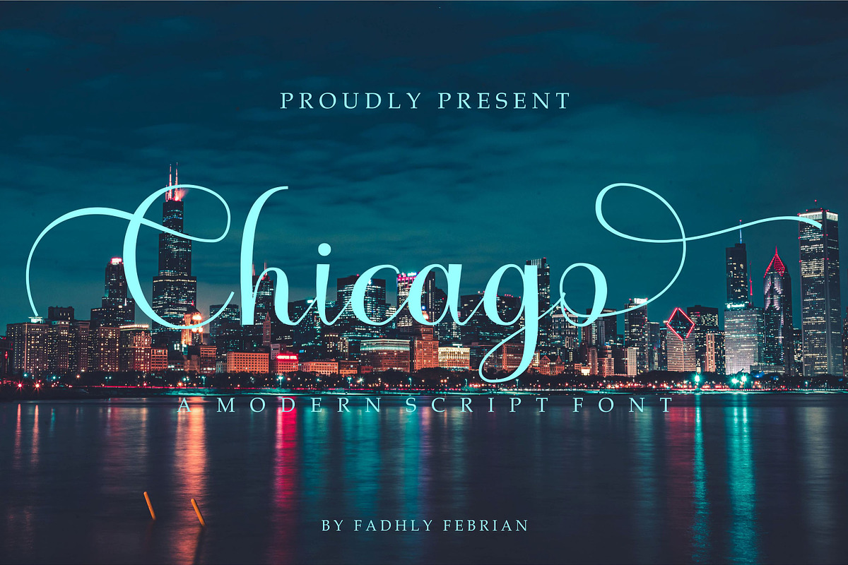 Chicago, a Script Font by Funtype (Photo 1 of 9)