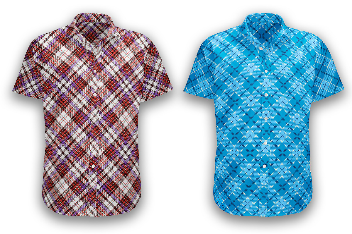 Christmas Seamless Plaid Patterns 1, a Pattern Graphic by Vectorchoice (Photo 3 of 7)