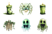 Cartoon Goth Sublimation Clipart, an Illustration by SinaCreation (Thumbnail 4 of 7)