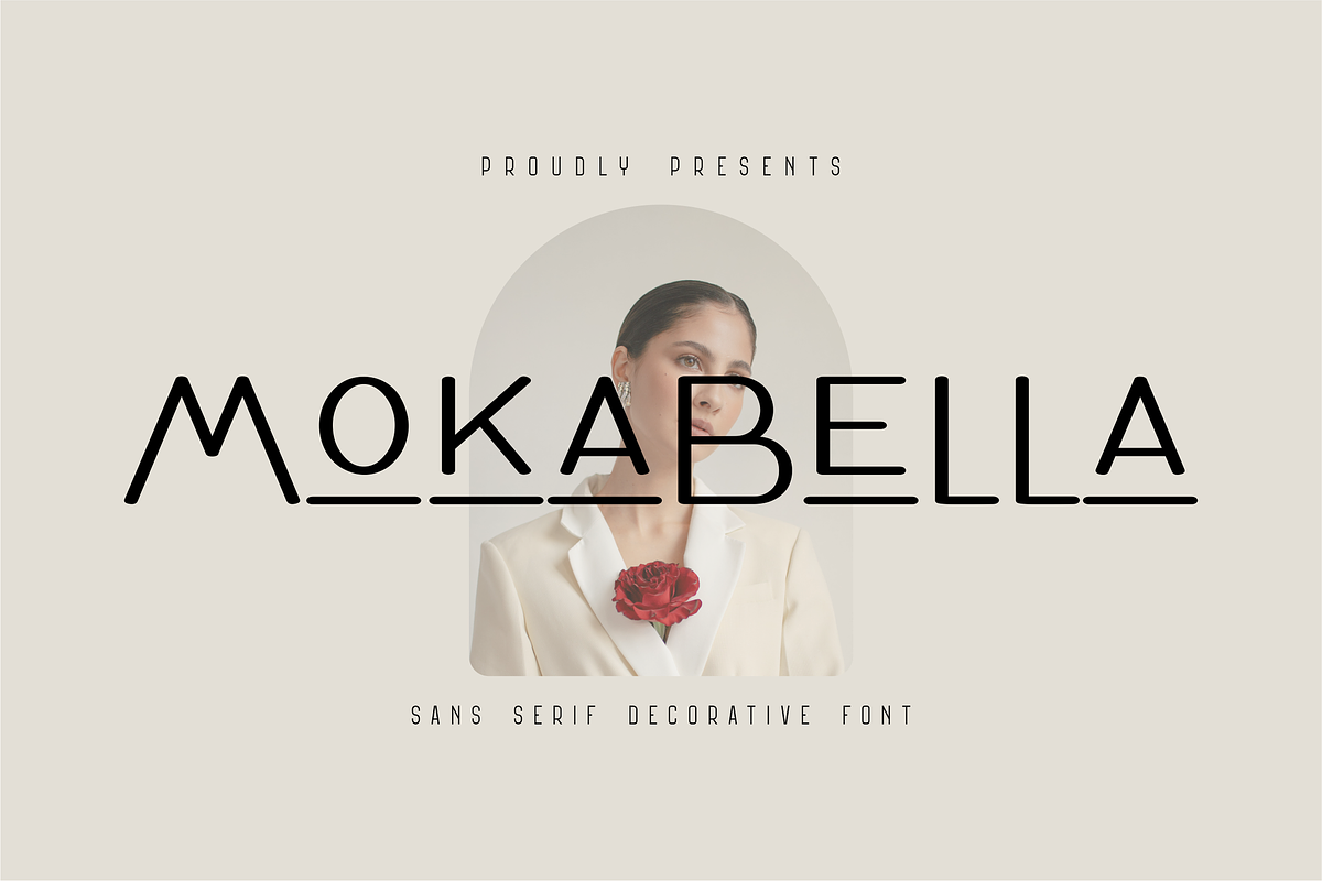 MokaBeLLa Font, a Sans Serif Font by ponuppo (Photo 1 of 5)