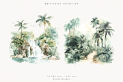 Watercolor Tropics, a Decorative Illustration by PeDe Designs (Thumbnail 5 of 13)