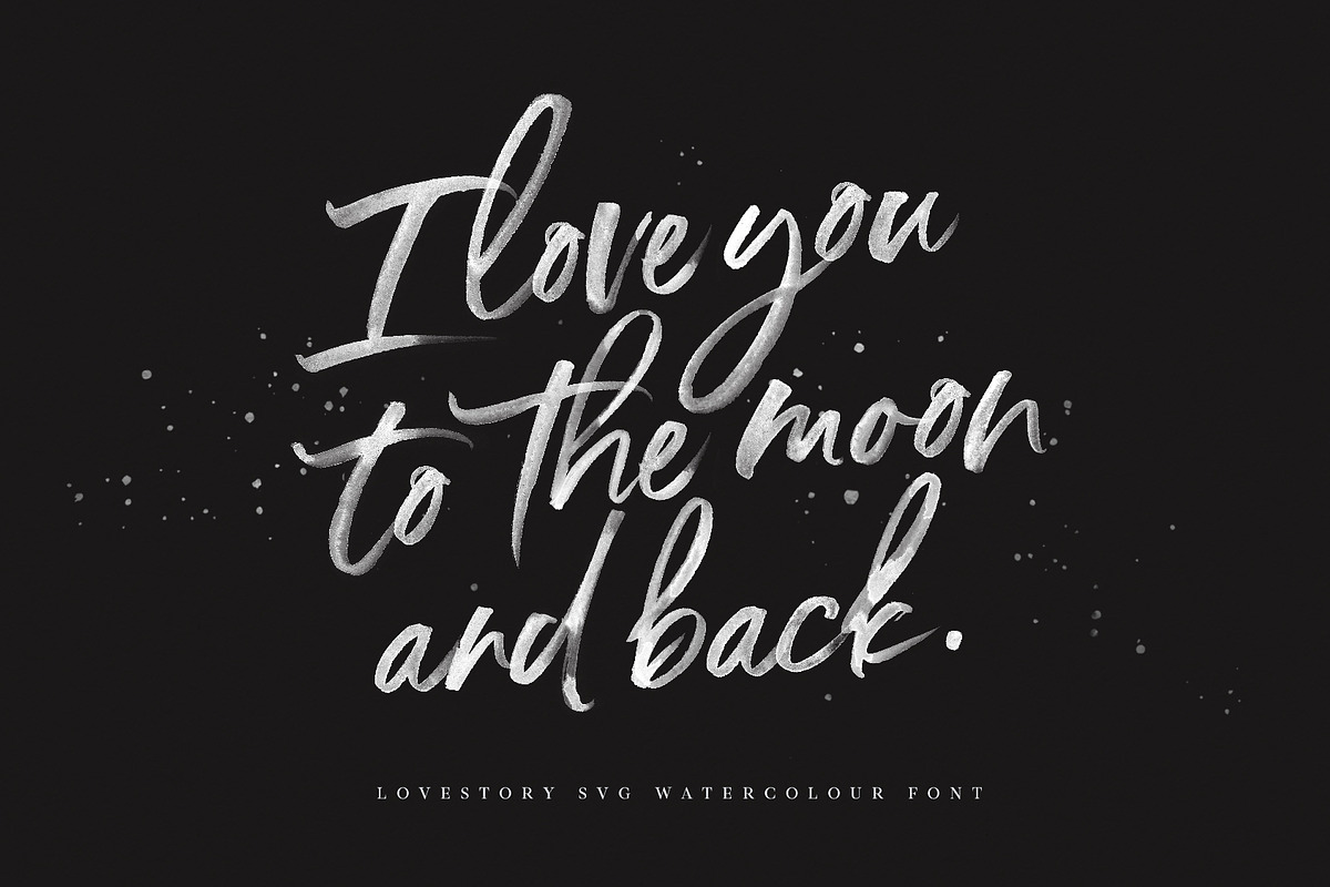 The Lovestory Font Collection preview 7
