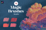Big Procreate Brushes Bundle, a Brush Add-On by Moon House Shop (Thumbnail 22 of 60)