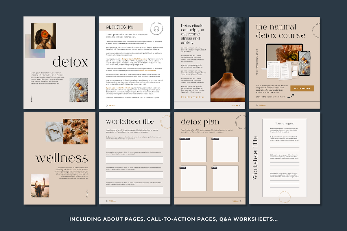 Health and Wellness Workbook | Canva, a Marketing Template by Erin Cassidy (Photo 5 of 10)