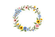 Spring Floral Wreath SVG Bundle, a Graphic by Gfx_Store (Thumbnail 3 of 13)