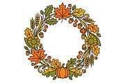 This Autumn & Thanksgiving Clipart, a Seasonal Illustration by abu67222 (Thumbnail 18 of 21)