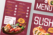 Japanese Sushi Menu, a Flyer Template by Annora Studio (Thumbnail 6 of 6)