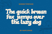 Shidoe – A Display Font, a Font by Haps Space (Thumbnail 2 of 8)