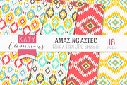 Amazing Aztec paper pack, a Pattern Graphic by Katy Clemmans (Thumbnail 2 of 5)