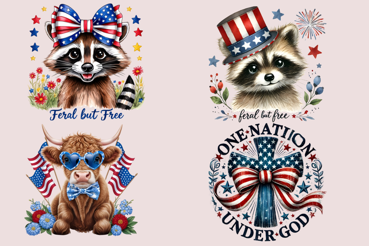 4th july PNG Bundle, an Illustration by Anca Digital Vibe (Photo 4 of 7)