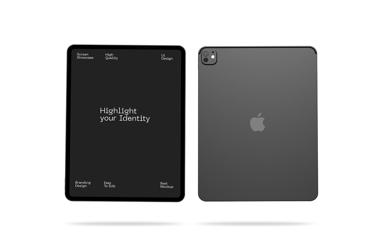 Apple iPad Pro 13-inch M4 Mockup, an iPad Mockup by Mockupdaddy (Photo 3 of 22)