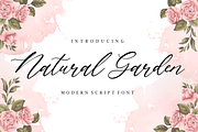 Natural Garden - Modern Script Font, a Script Font by Balpirick Studio (Thumbnail 1 of 7)