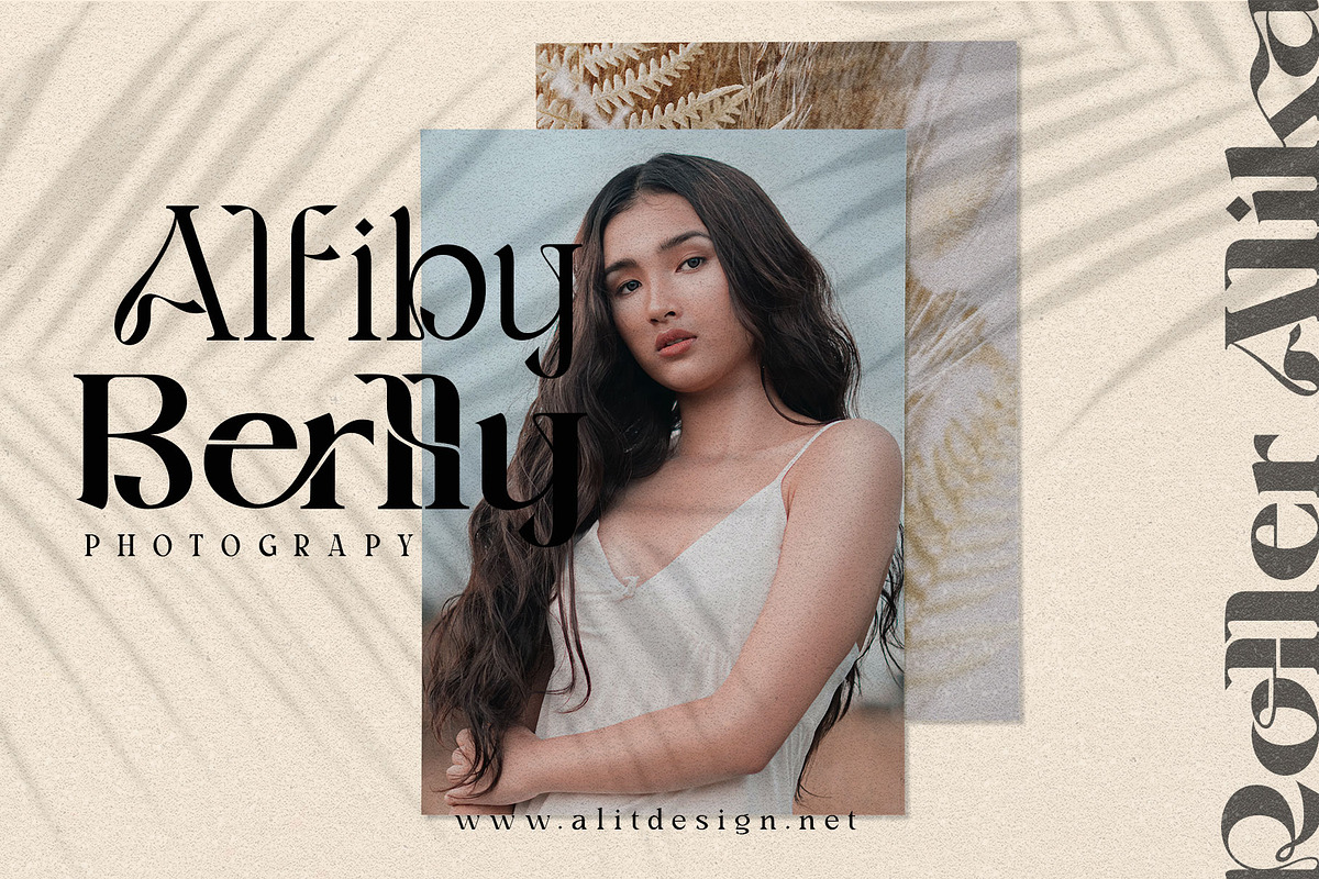 Roller Alika, a Serif Font by alit design (Photo 2 of 14)