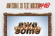 Awesome 3D Text Mockup Bundle, a Mockup by Amorjesu.com (Thumbnail 19 of 21)