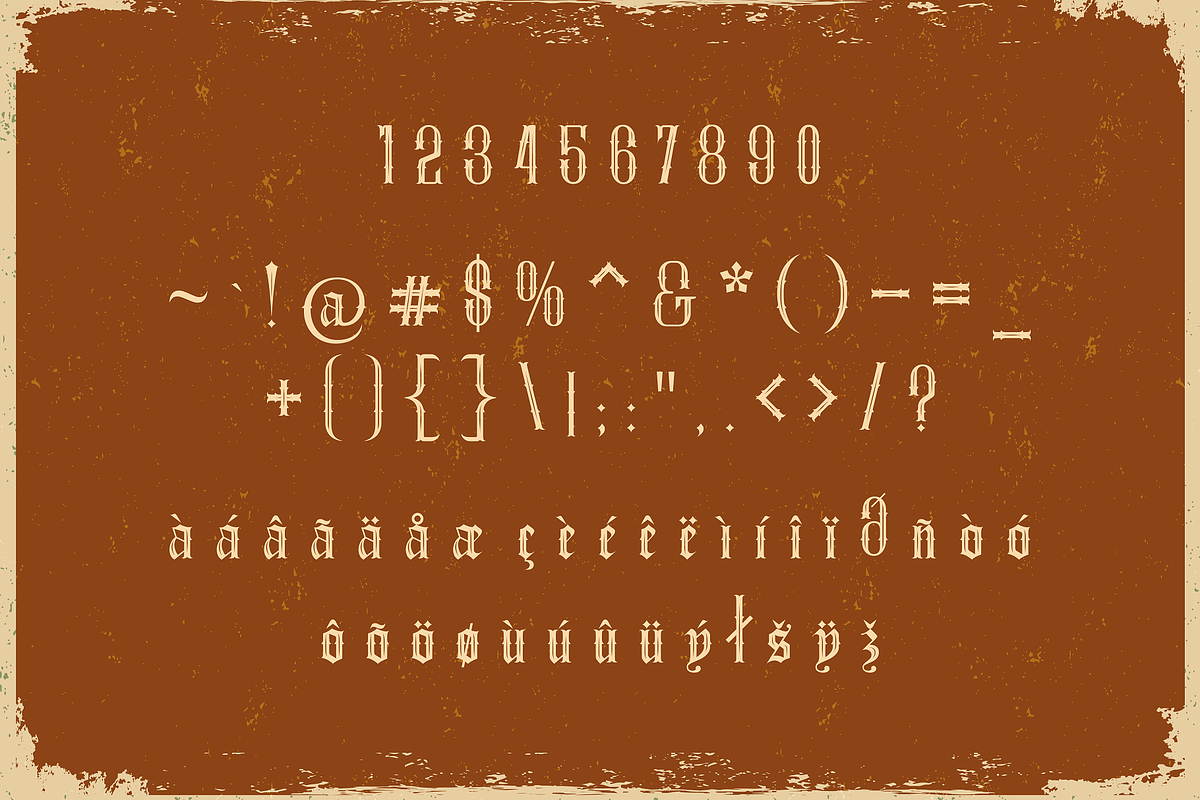 Bronco Bandit - Wild West Typeface, a Serif Font by HipFonts (Photo 2 of 12)