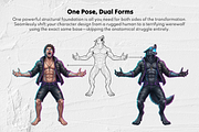 Werewolf Maker Procreate Stamps, a Brush Add-On by Selentaori Studio (Thumbnail 10 of 12)