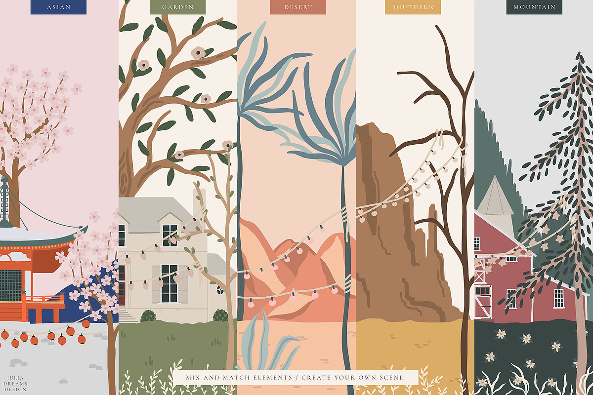Universal Scenery Collection, an Animal Illustration by Julia Dreams (Photo 5 of 11)