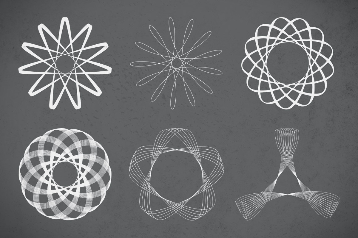 Circular & Spirograph Vector Pack 1 preview 3
