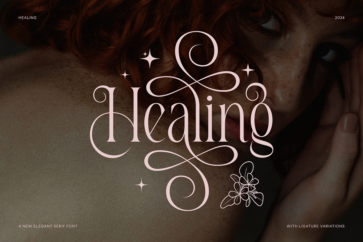 Healing Elegant Serif Typeface Font, a Serif Font by Dylla_studio (Photo 1 of 15)