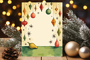 Retro Christmas Ornament-Backgrounds, a Seasonal Illustration by Blynn Pippen (Thumbnail 15 of 19)