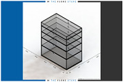 5 Drawer Makeup Organizer #01, a 3D by TPS Digital Assets (Thumbnail 2 of 10)