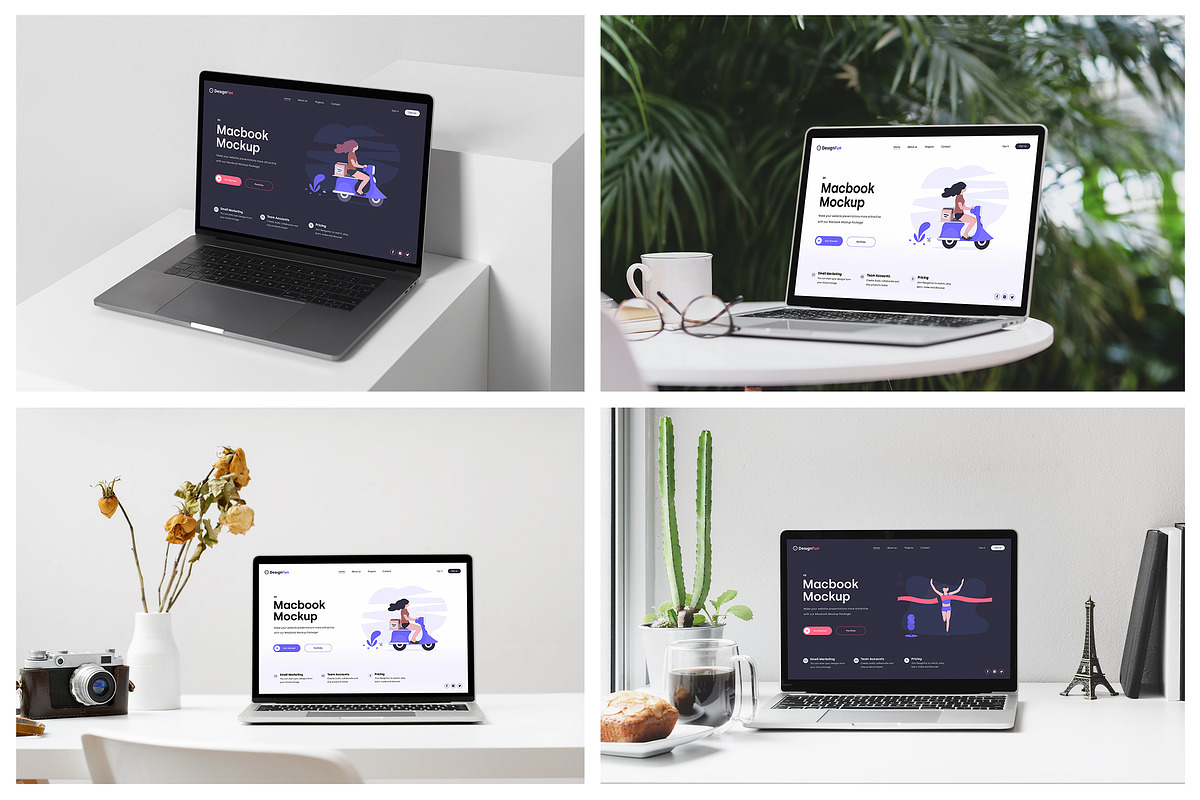 MacBook Mockups - Workspace Mockups, a Mac Mockup by Mr.Mockup™ (Photo 6 of 13)