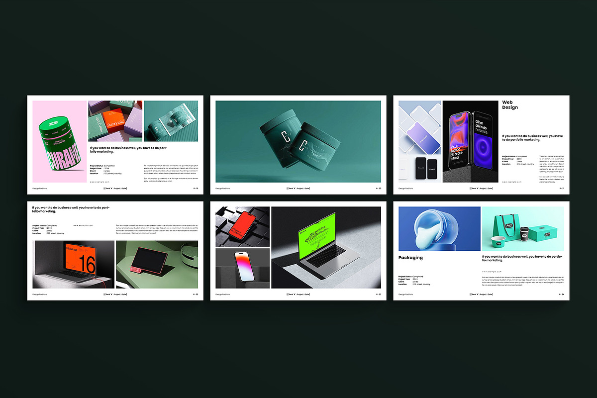 Design Portfolio Template, a Presentation Template by ArtisanaAura (Photo 8 of 10)