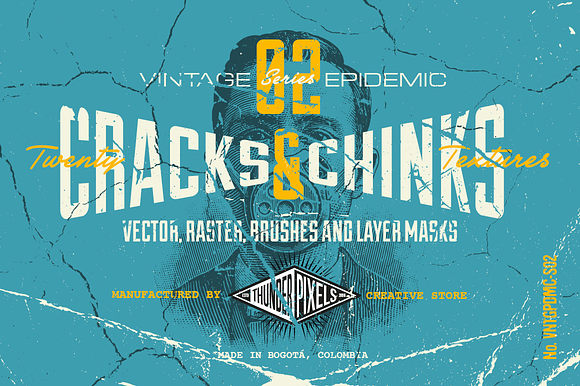 20 Cracks & Chinks Textures - VES02 preview 6