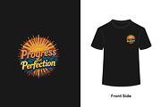 T-Shirts Design Progress Not Perfect, an Illustration by Creative design (Thumbnail 1 of 3)