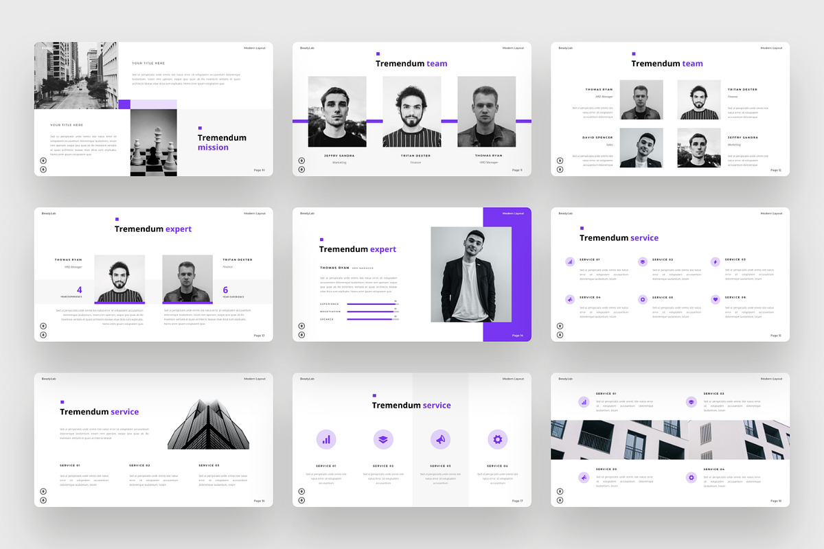Tremendum - Business PowerPoint, a Presentation Template by BeadyLab (Photo 3 of 6)