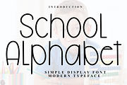 School Alphabet, a Handwritten Font by InermediaSTUDIO (Thumbnail 1 of 7)