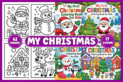 My Christmas Coloring Book for Kids, a Seasonal Illustration by Coco Bloom (Thumbnail 1 of 4)