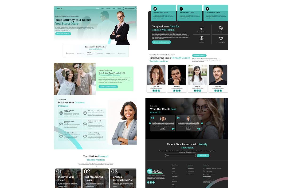 ThrivKat – Life Coach Template, a WordPress Template by AwaisTheTechie (Photo 4 of 10)