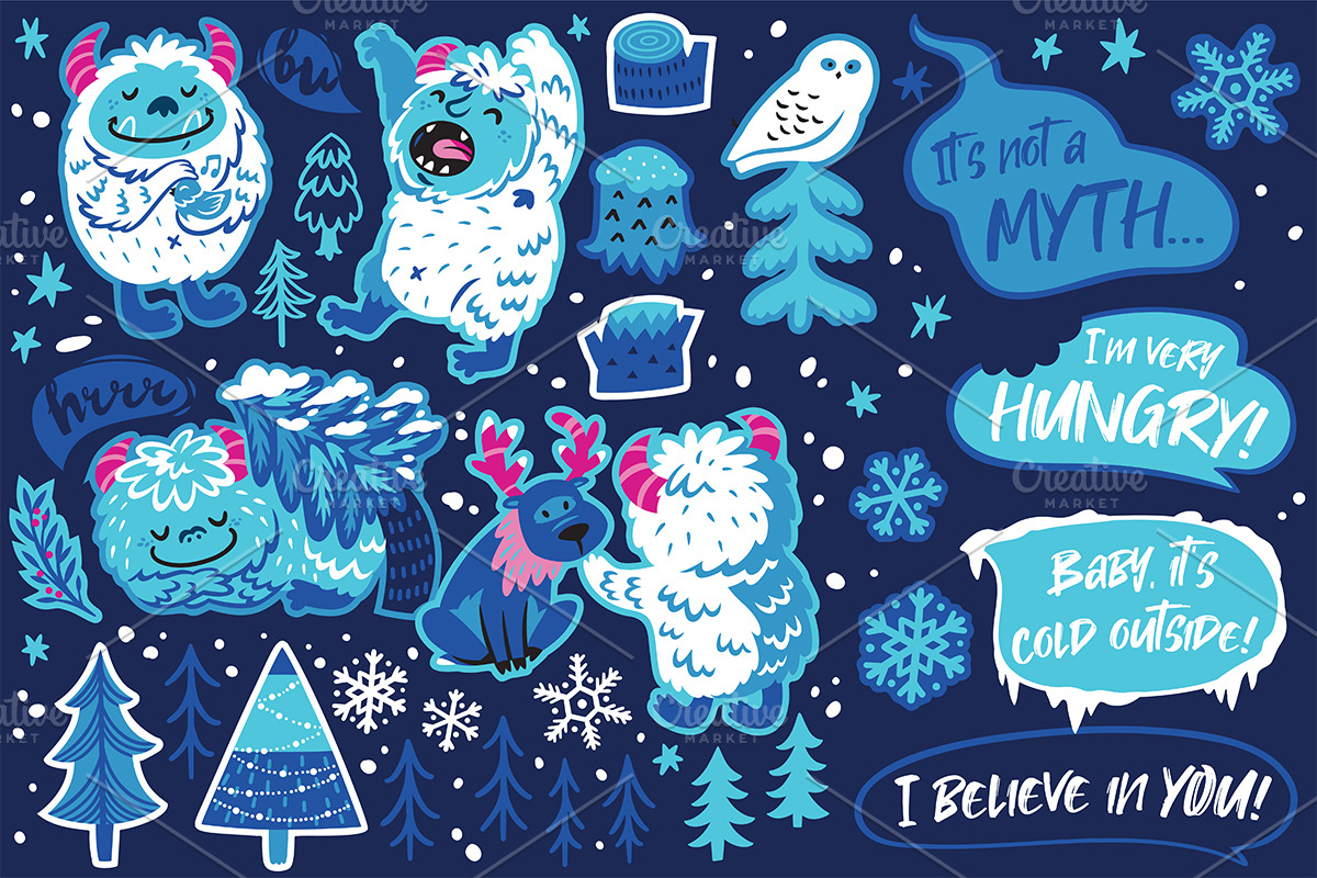 Big Sticker Bundle #1, an Animal Illustration by PenguinHouse (Photo 7 of 16)