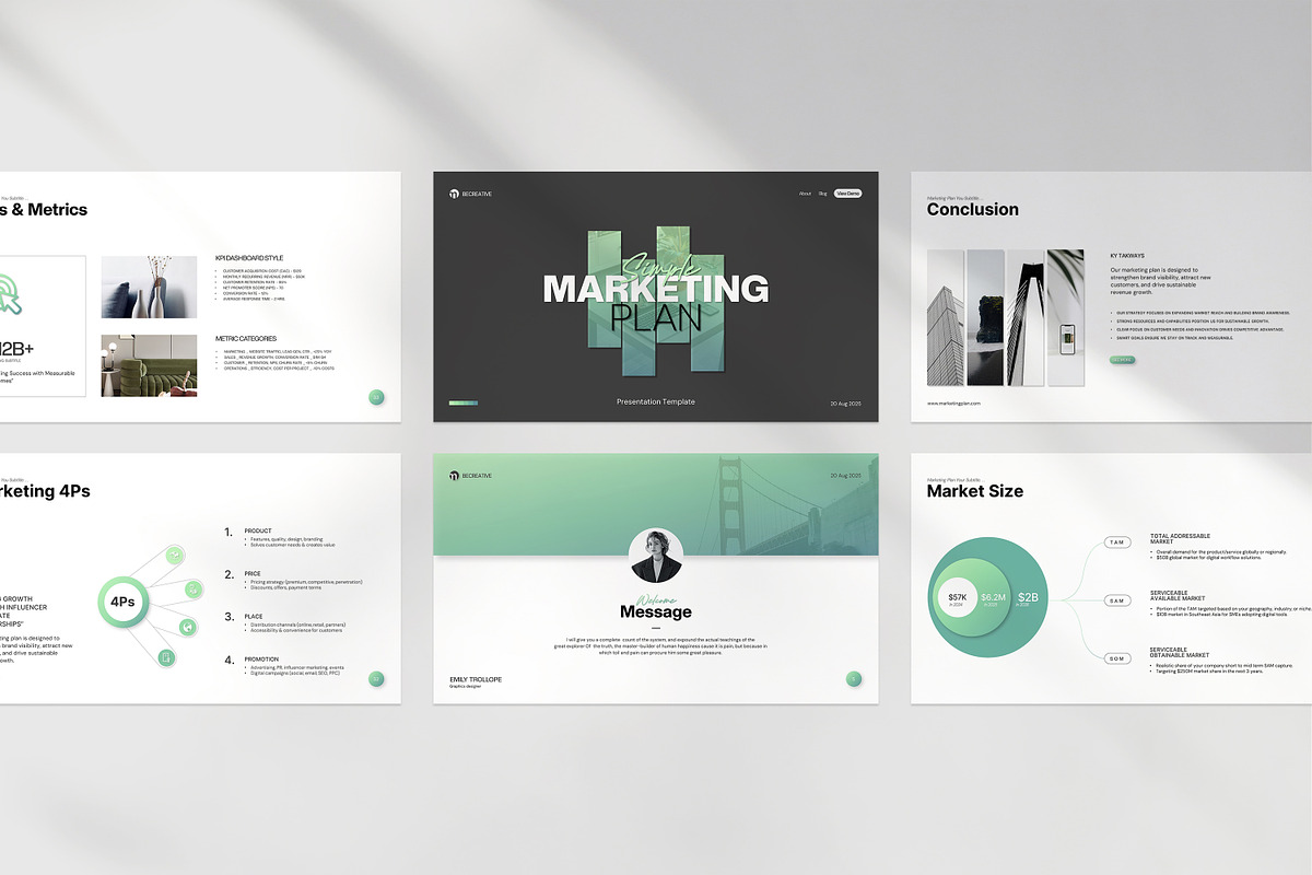 Simple Marketing Plan Template preview 7