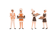 Bakers baking bread, buns set, a Person Illustration by Good Studio (Thumbnail 2 of 5)