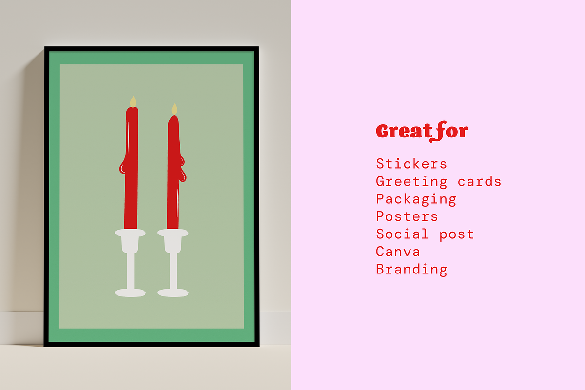 Holiday Joy Christmas Collection, a Seasonal Illustration by Seiju Park (Photo 3 of 7)
