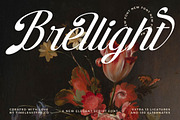 Brellight Elegant Script Font, a Script Font by timelesstype.co (Thumbnail 1 of 20)