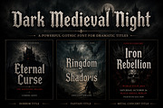 Nightforge Gothic, a Blackletter Font by Wow Magic (Thumbnail 5 of 6)