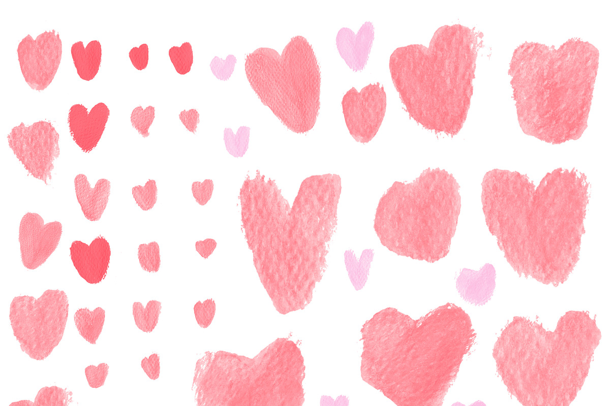 Heart Brushes for Photoshop, a Brush Add-On by PeoGeo Creative (Photo 3 of 3)