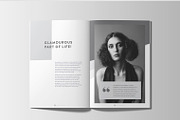 Gray Scale Fashion Magazine, a Magazine Template by Layout Design (Thumbnail 7 of 10)