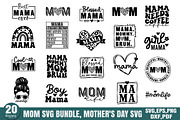 Mom SVG Bundle, Mother's Day SVG, a Graphic by Designer302 (Thumbnail 1 of 21)
