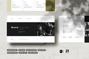 Brand Proposal PowerPoint, a Presentation Template by White Graphic (Thumbnail 1 of 7)
