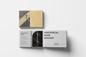 Horizontal Book Mockup