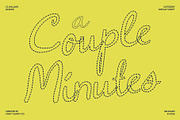 CS Willard Dashed, a Script Font by Craft Supply Co. (Thumbnail 2 of 8)