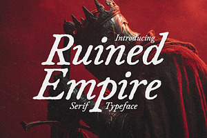 Ruined Empire - Dark Fantasy Font, a Serif Font by HipFonts
