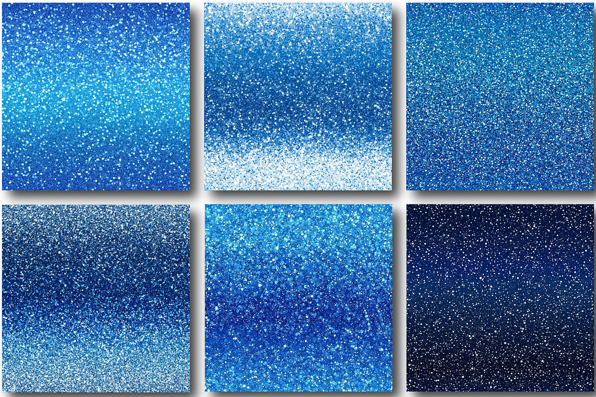 Blue Glitter Ombre Seamless Paper, a Texture Graphic by designcity5 (Photo 4 of 5)